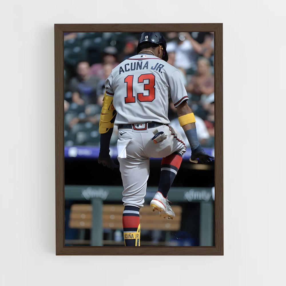 Poster Ronald acuna plate – affiche Baseball (vue 5)